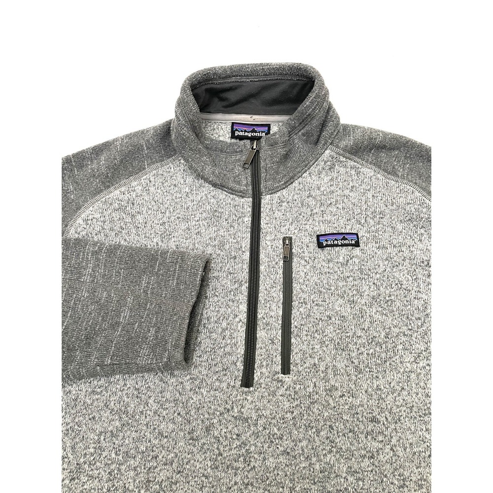 Patagonia Better Sweater 1/4 Zip XL Heather Gray Zip Pocket Gorpcore Fleece